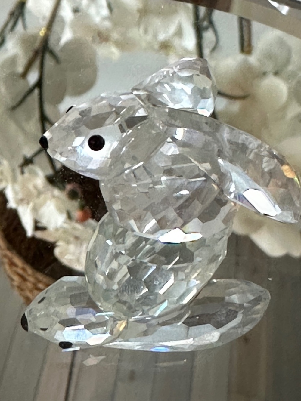 Swarovski bunny rabbit with box